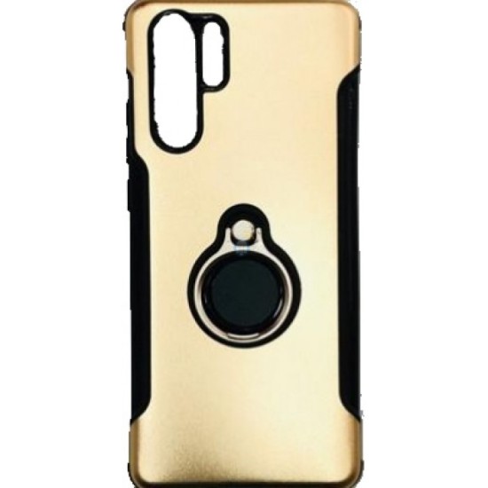 CAPA DE SILICONE COM METAL E ANEL DE DEDO XIAOMI REDMI REDMI 5A DOURADO